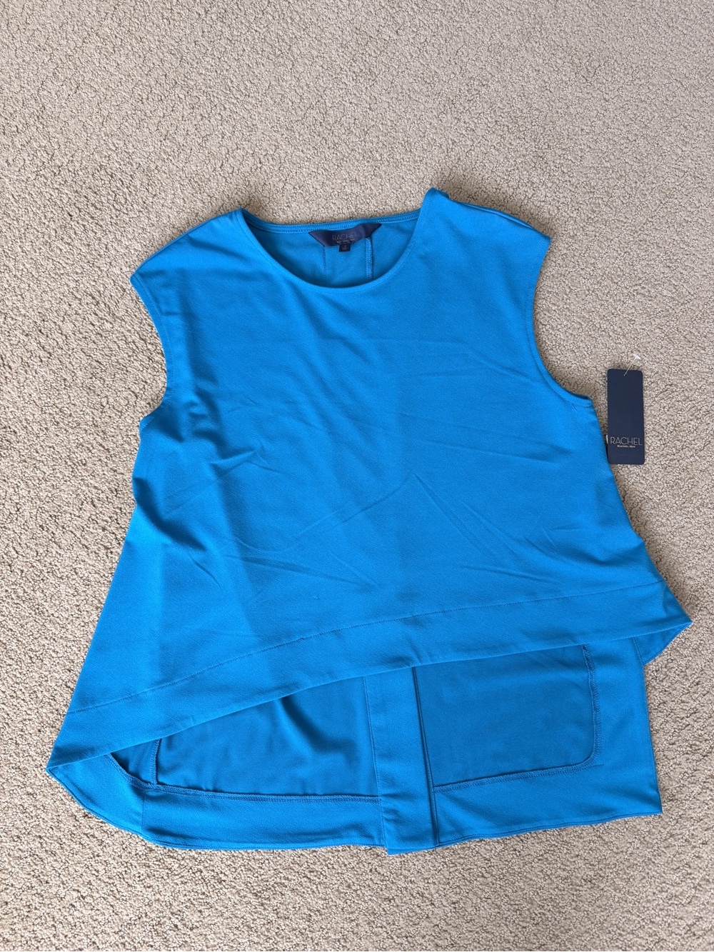Rachel Roy Asymmetrical Sleeveless Top